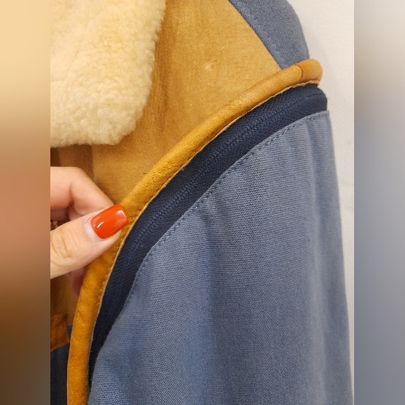 Vintage rare shearling Sheepskin sheepskin winter coat - Picture 7 of 12